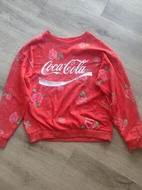 Coca-Cola Bright Red Logo Crewneck